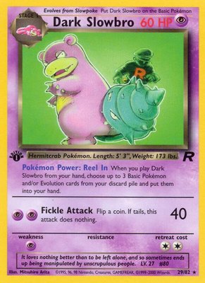 Dark Slowbro (29), Team Rocket