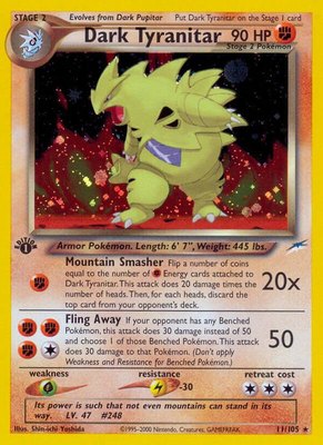 Dark Tyranitar, Neo Destiny