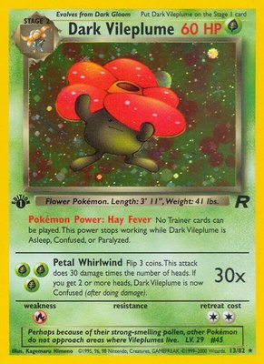 Dark Vileplume (13), Team Rocket