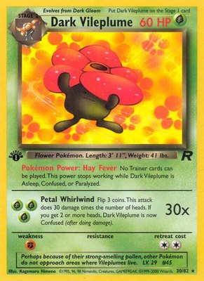 Dark Vileplume (30), Team Rocket