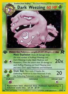 Dark Weezing (14), Team Rocket