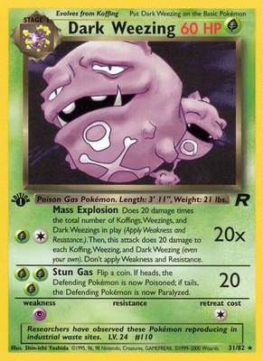 Dark Weezing (31), Team Rocket