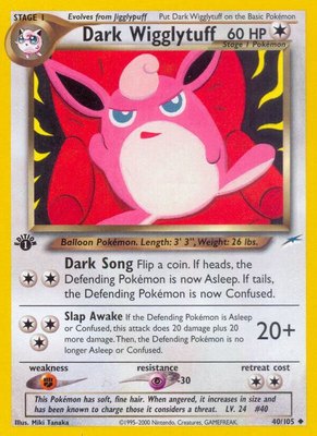 Dark Wigglytuff, Neo Destiny