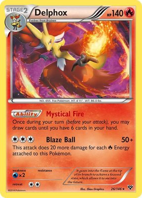 Delphox, XY Base Set