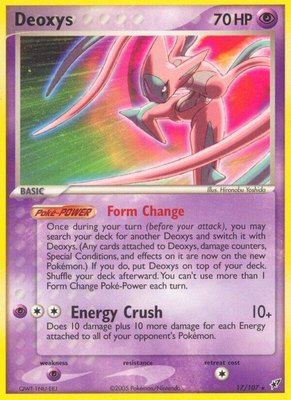 Deoxys (Attack Forme), EX Deoxys