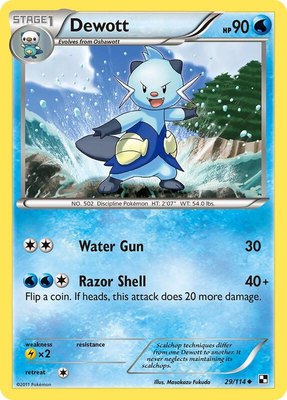 Dewott (29), Black and White
