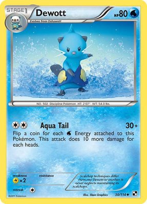 Dewott (30), Black and White