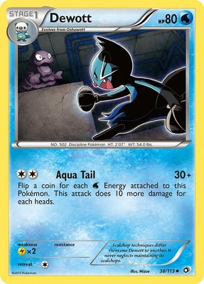 Dewott, Legendary Treasures