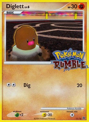 Diglett, Rumble