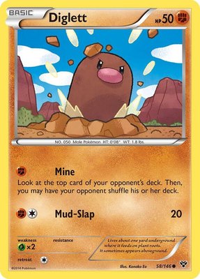 Diglett, XY Base Set