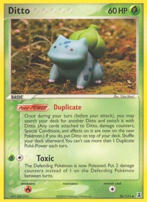 Ditto (Bulbasaur), EX Delta Species