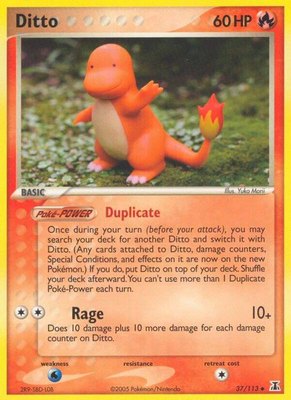 Ditto (Charmander), EX Delta Species