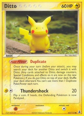 Ditto (Pikachu), EX Delta Species