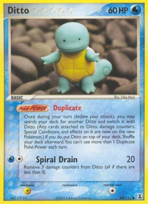 Ditto (Squirtle), EX Delta Species
