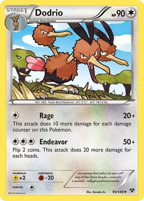 Dodrio, XY Base Set