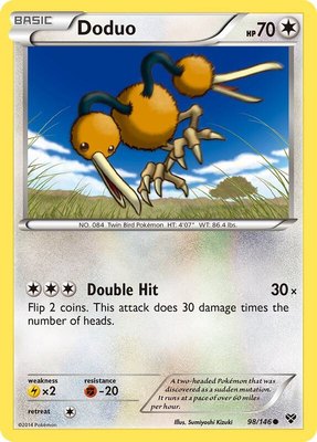 Doduo, XY Base Set