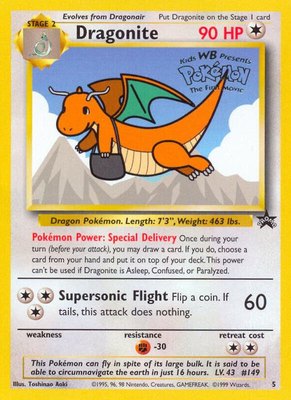 Dragonite (Movie Promo), WoTC Promo