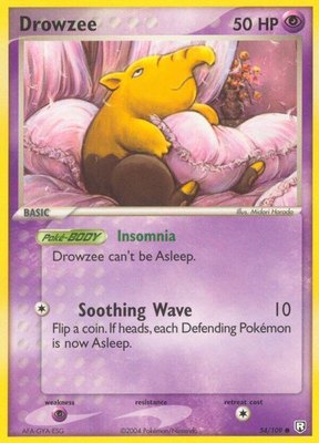 Drowzee, EX Team Rocket Returns