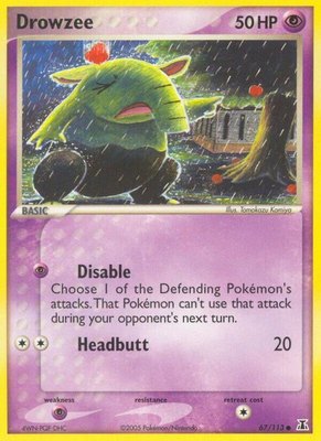 Drowzee, EX Delta Species