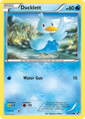 Ducklett, Black and White
