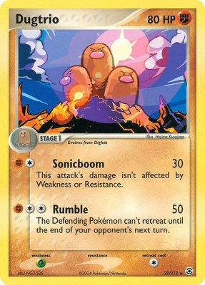 Dugtrio, EX FireRed & LeafGreen