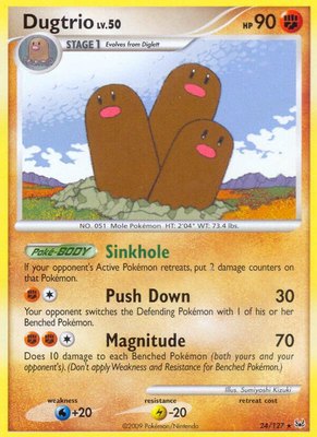 Dugtrio, Platinum