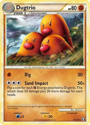 Dugtrio, Triumphant