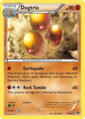 Dugtrio, XY Base Set