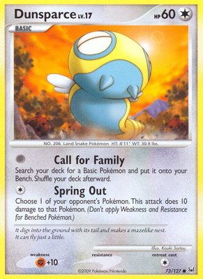 Dunsparce, Platinum