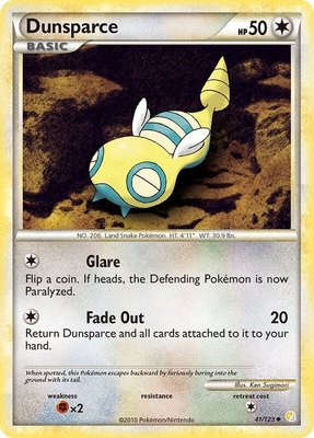 Dunsparce, HeartGold SoulSilver