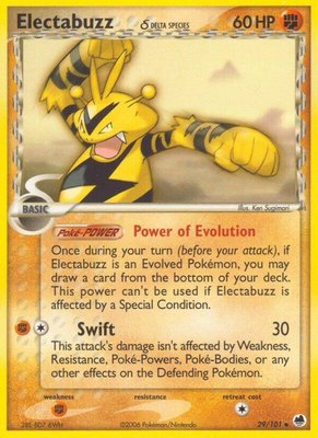 Electabuzz (Delta Species), EX Dragon Frontiers