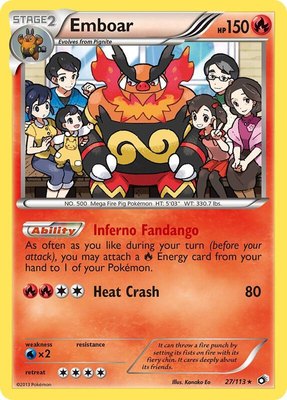 Emboar, Legendary Treasures