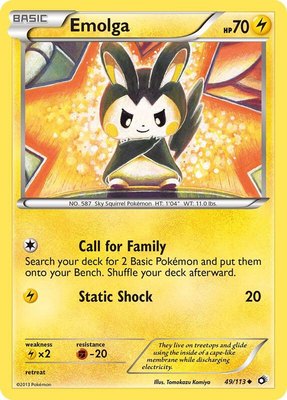 Emolga, Legendary Treasures