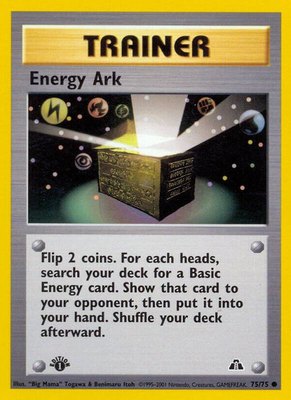 Energy Ark, Neo Discovery