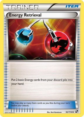 Energy Retrieval, Black and White