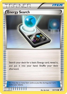 Energy Search, Black and White