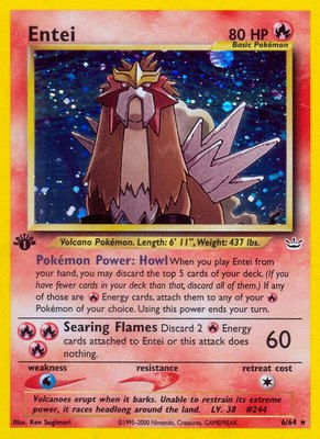 Entei (6), Neo Revelation