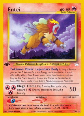 Entei (17), Neo Revelation