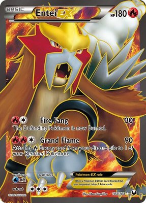 Entei EX (103 Full Art), Dark Explorers