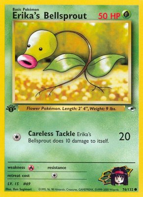 Erika's Bellsprout (76), Gym Heroes