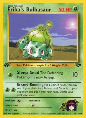 Erika's Bulbasaur, Gym Challenge