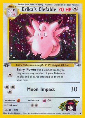 Erika's Clefable, Gym Heroes