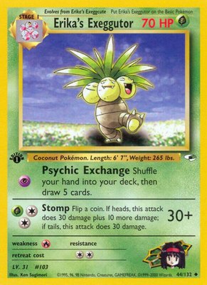Erika's Exeggutor, Gym Heroes