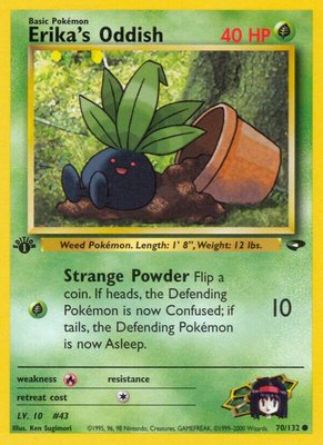 Erika's Oddish, Gym Challenge