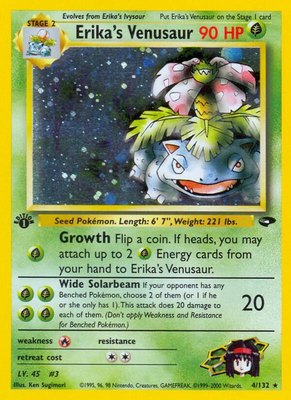 Erika's Venusaur, Gym Challenge
