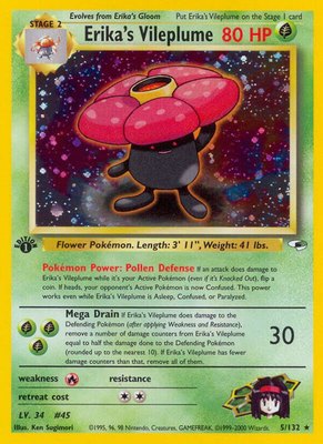 Erika's Vileplume, Gym Heroes