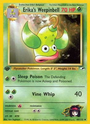 Erika's Weepinbell (49), Gym Heroes