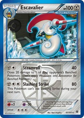 Escavalier (Team Plasma), Plasma Blast