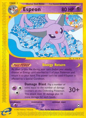 Espeon, Aquapolis