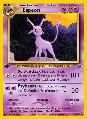 Espeon (20), Neo Discovery